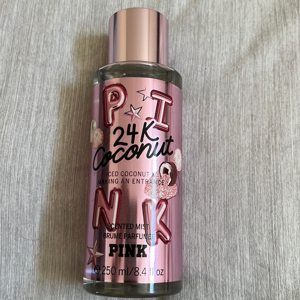 Pink 24k coconut scented mist